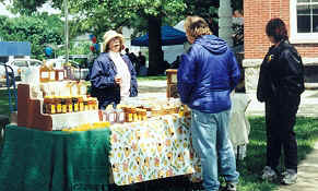 New Castle Spring Festival Shopping on the Courthouse Square...